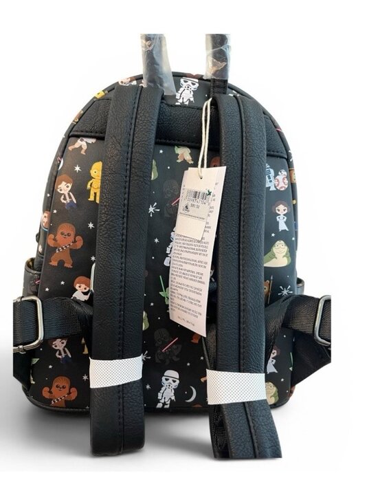 Disney Parks LOUNGEFLY Chibi Star Wars Mini Backpack Characters Chewbacca NWT main image 5